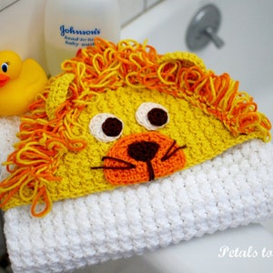 Crochet Hooded Towels Patterns All Animals Package image 5