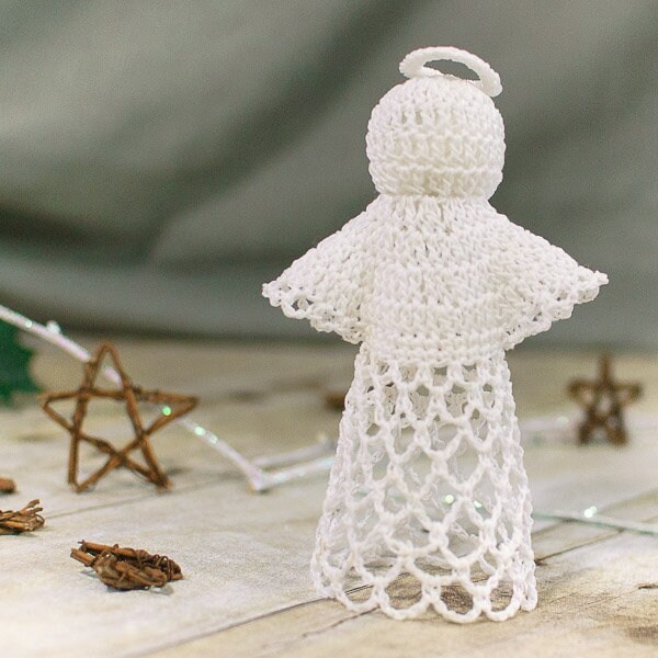 Crochet Angel Pattern, Easy Lace Angel Crochet Pattern - Immediate PDF ...