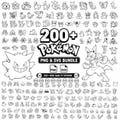 200+ Mega Pok\u00e9mon Svg & Png Bundle | Pok\u00e9mon Svg Files, Pok\u00e9mon Png Bundle, Pikachu Svg, Gengar Png, Cricut Files | Instant Digital Download