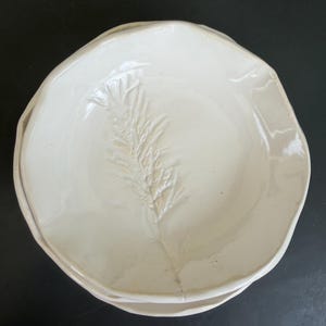 Hand built botanical print plates (set of 4)