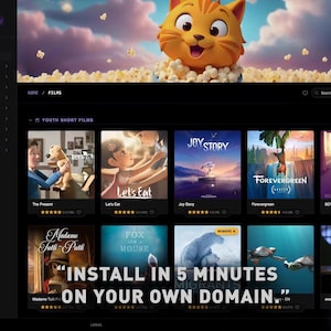 XCloud Lion — Cloud média auto-hébergé | Vends musique, cours, photos, vidéos | Sans base de données, en ligne en 2 min | Licence à vie