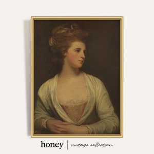 Victorian Woman Antique Portrait Printable Wall Art