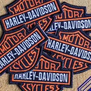 Vintage Motorcycle Garage Patch | Iron On Badge for Denim Vest | Classic Biker Rider Gift