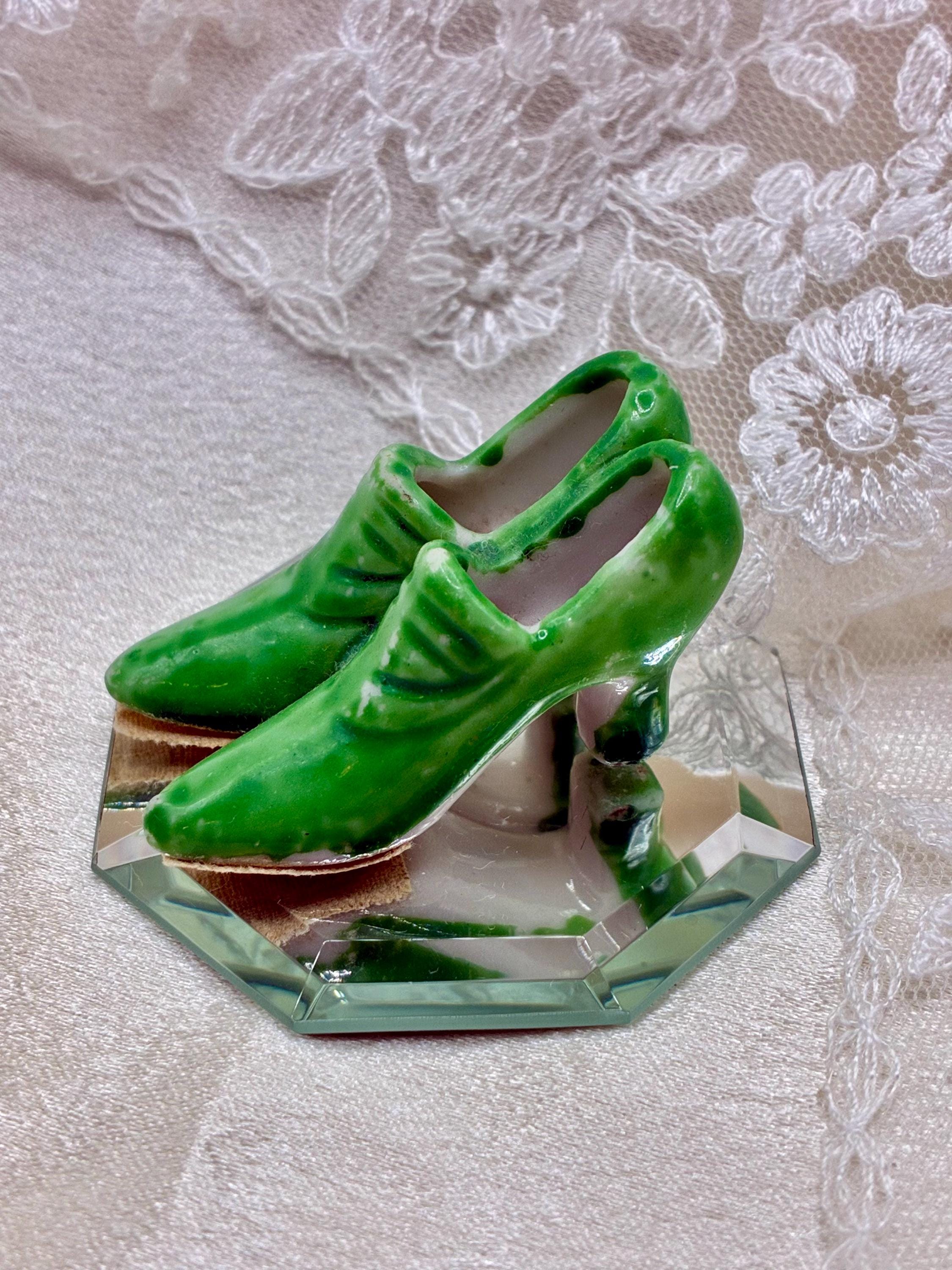 Rare Porcelain Vintage Ceramic Shoes - Etsy