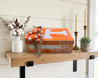Tennessee Vols Rocky Top Wood Blocks & Garland Decor