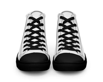 Men's high-top canvas shoes