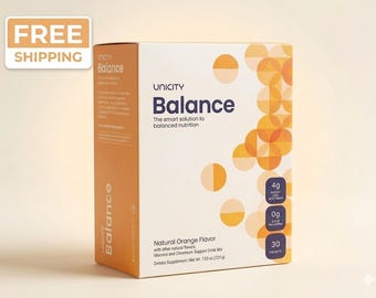 Unicity Balance Wellness Drink Mix – Natural Orange Fiber Supplement for Balanced Nutrition & Daily Wellness