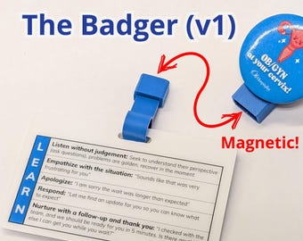 Portatarjetas magnético (también conocido como Badger)