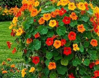Semillas de capuchina Jewel Mix – Variedad de jardín de flores comestibles tradicionales