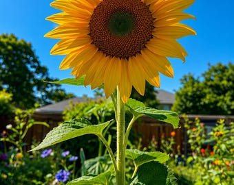 Heirloom Sunflower Seeds: 500+ Non-GMO USA Garden Flower Seeds