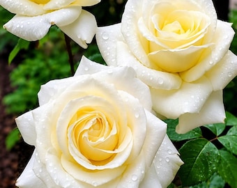 100 semillas de rosa blanca – Rosal de floración elegante y tradicional para jardín.
