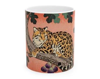 Mug Ukiyo-e Ocelot Fig Rest