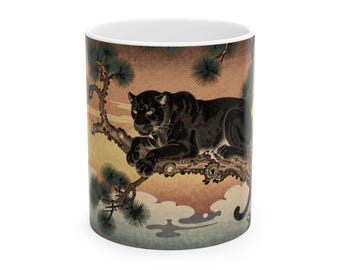 Mug Ukiyo-e Panther Pine Watch