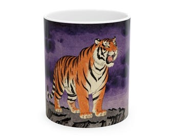 Mug Ukiyo-e Storm Crown Tiger