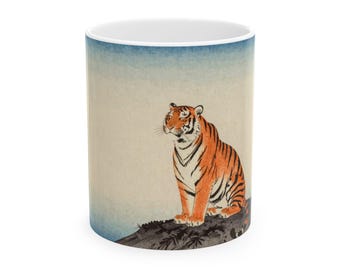 Mug Ukiyo-e Tiger Open Sky