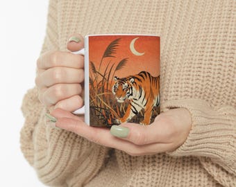 Mug Ukiyo-e Tiger Harvest Moon