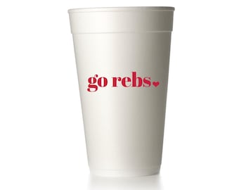 Go Rebs Heart Cups
