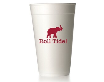 Roll Tide Elephant Cups