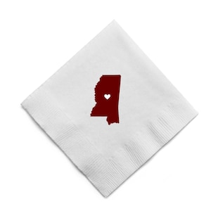 Mississippi - MSU - Cocktail Napkins