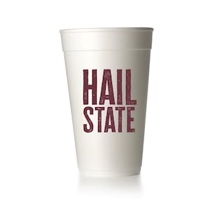 Hail State Rough Cups