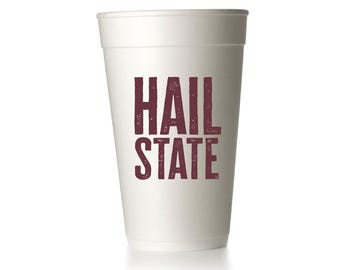 Hail State Rough Cups