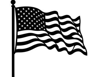 American Flag Laser Cut Svg, USA Flag Laser Cut, Engrave Svg, Glowforge Svg, Digitlal Download, Commercial Use