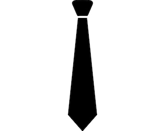 Tie SVG, Tie Silhouette, Suit, Clip Art, Clipart, Design, Svg Files, Eps, Dxf, Pdf Files, Silhouette, Digital Download