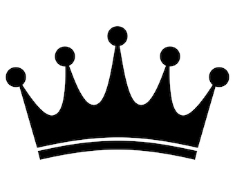 Princess Crown Svg File, Princess Tiara Svg, Svg File For Cricut, Crown Silhouette, Commercial Use, Instant Download