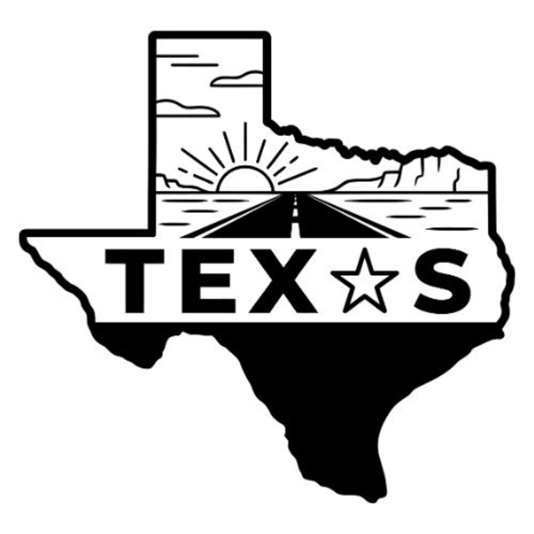 Texas Outline Svg, Vector Cut Files, Silhouette Shape Svg File, Texas ...