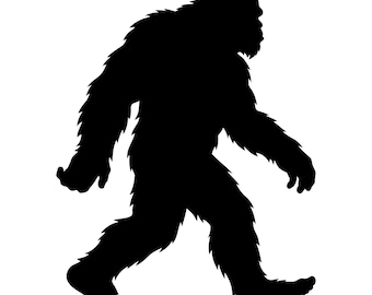 Bigfoot Svg, Big Foot Svg, Yeti Svg, Bigfoot Design, Bigfoot Art, Cricut Vector, Cut File, Digital Downlad
