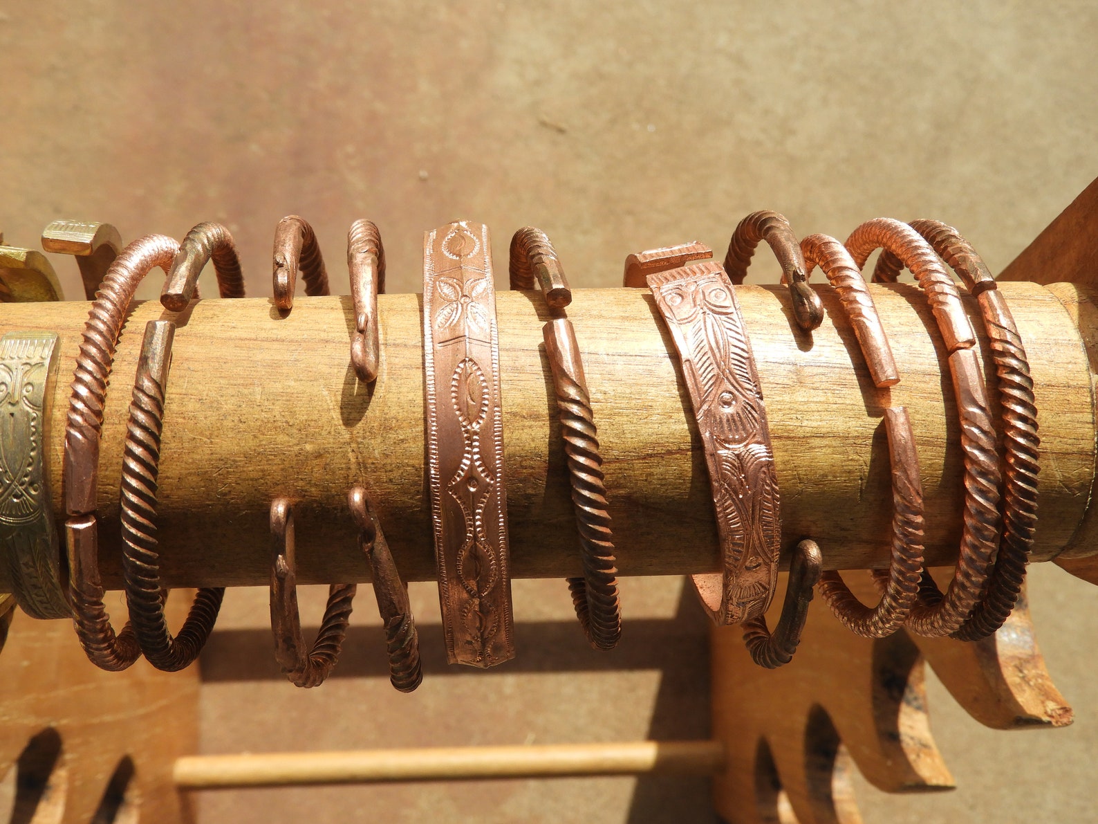 Black Hmong Copper & Other Metal Bracelets From Sapa Vietnam Etsy