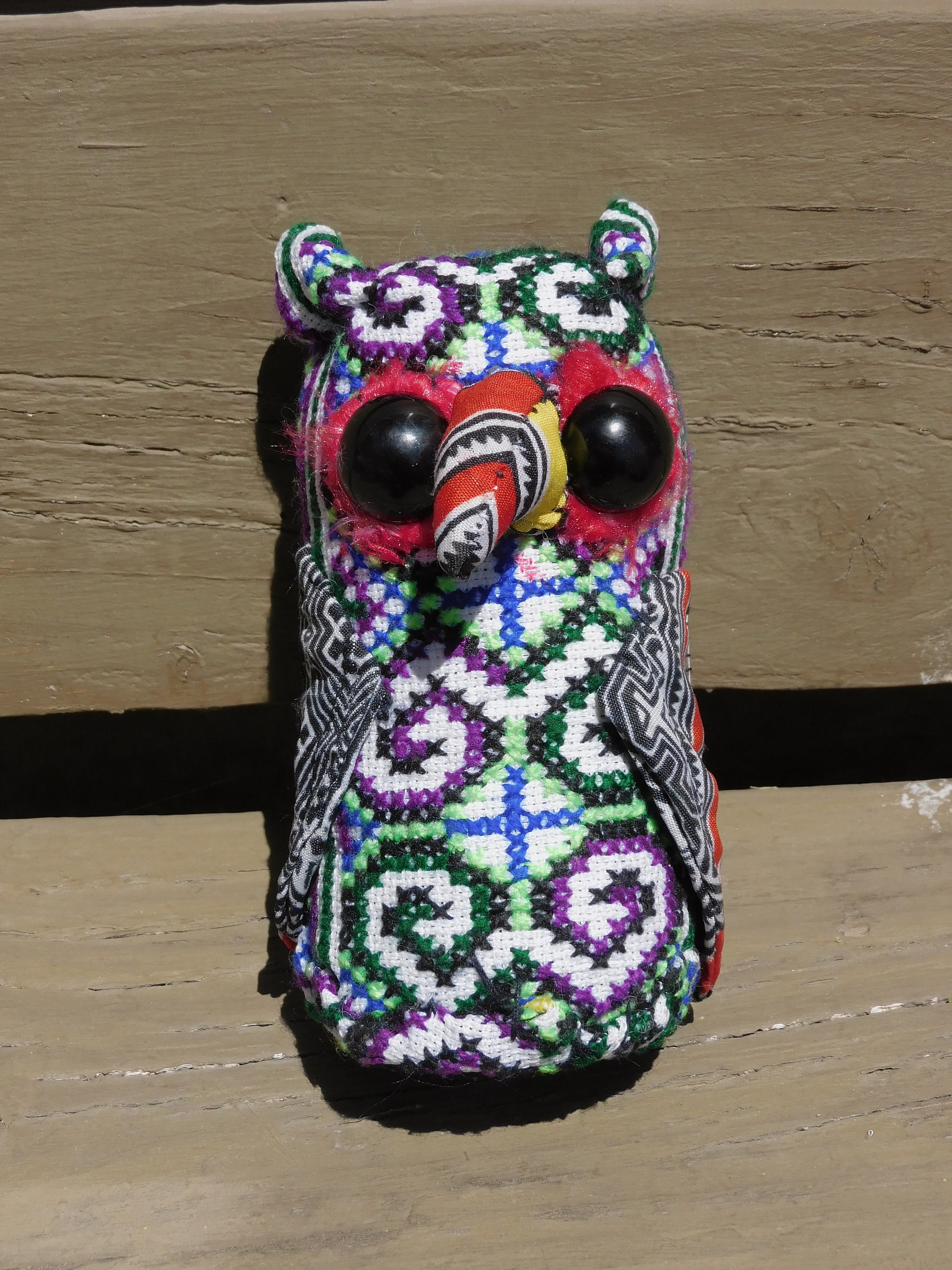 Hmong Handmade Owl Stuffed Animal