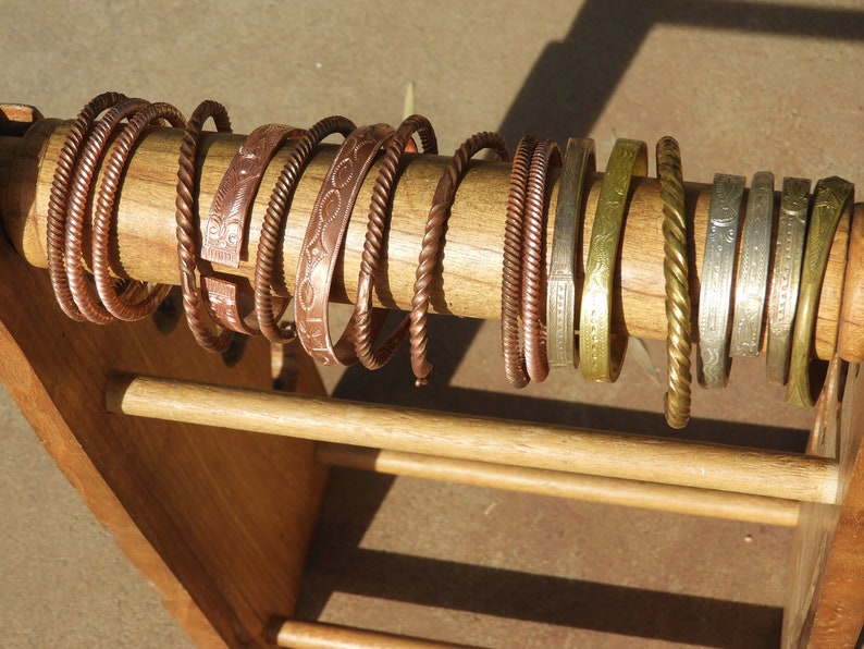 Black Hmong Copper & Other Metal Bracelets From Sapa Vietnam Etsy