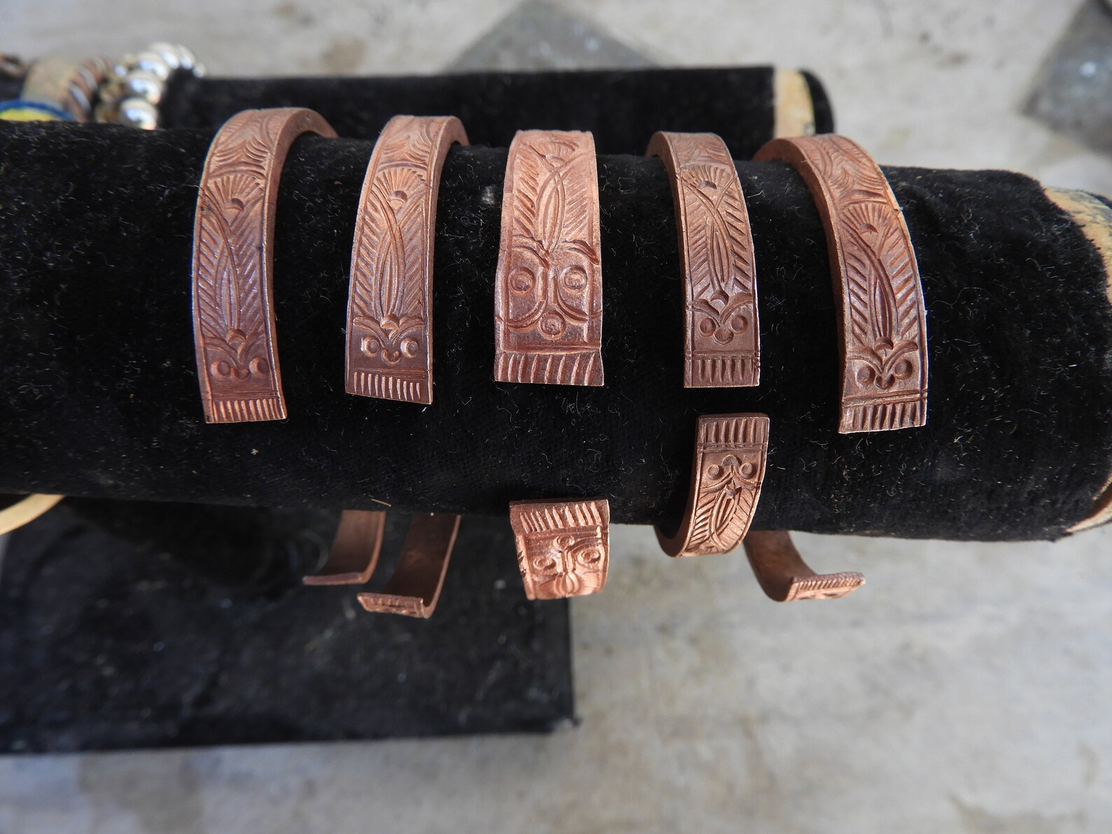 Black Hmong Handmade Copper Bracelets from Sapa Vietnam Etsy