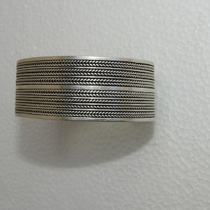 Hmong Handmade Sterling Silver Bracelet from Vietnam