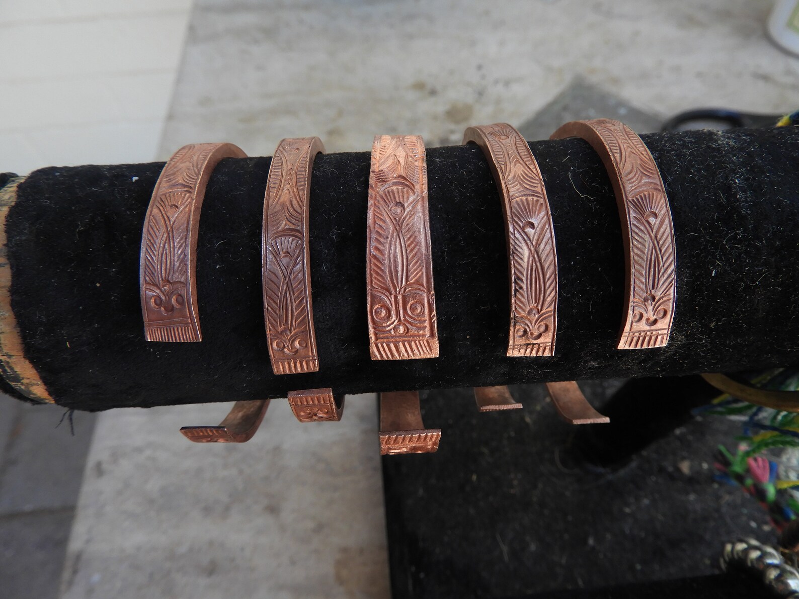 Black Hmong Handmade Copper Bracelets from Sapa Vietnam Etsy
