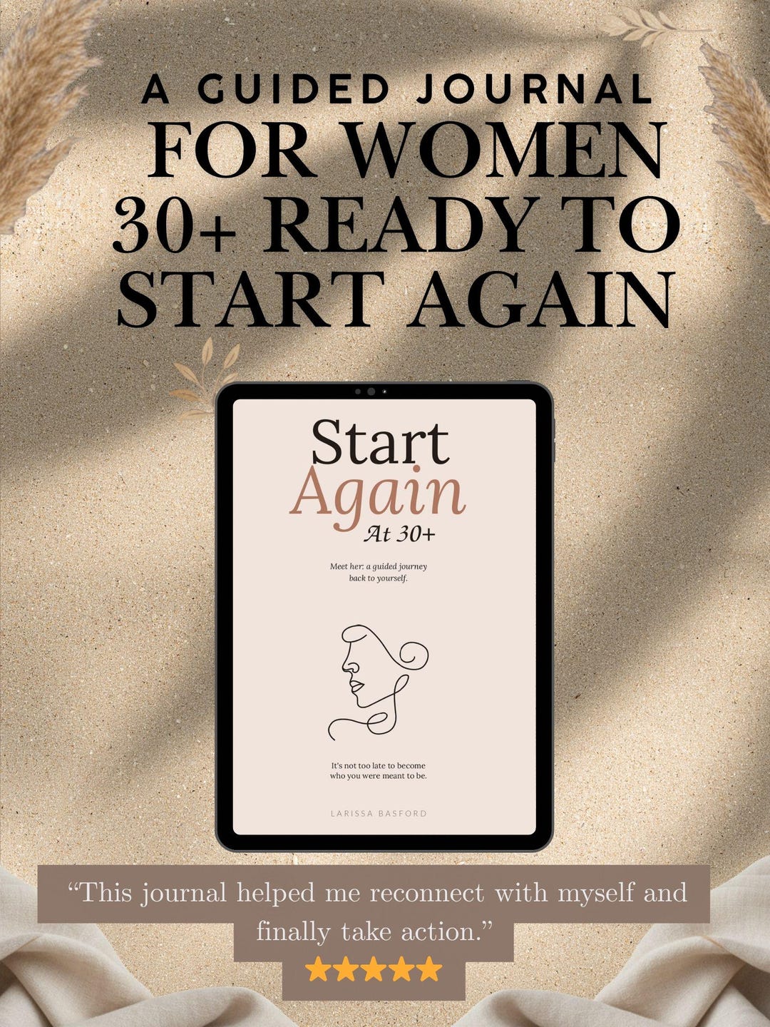 Guided Self-reflection Journal for Women 30+ | Printable PDF (goodnotes ...