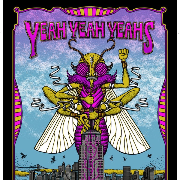 Yeah Yeah Yeahs - gigposters - Brooklyn NY - 2013