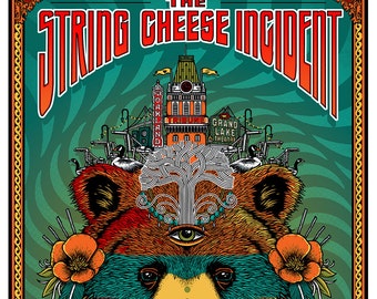 El incidente del queso de cadena - gigposter - Oakland CA - 2016