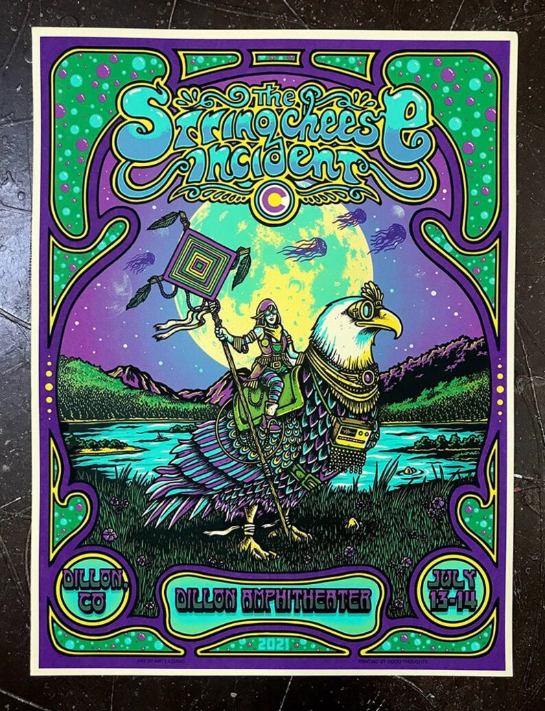 The String Cheese Incident Dillon CO 2021 Etsy