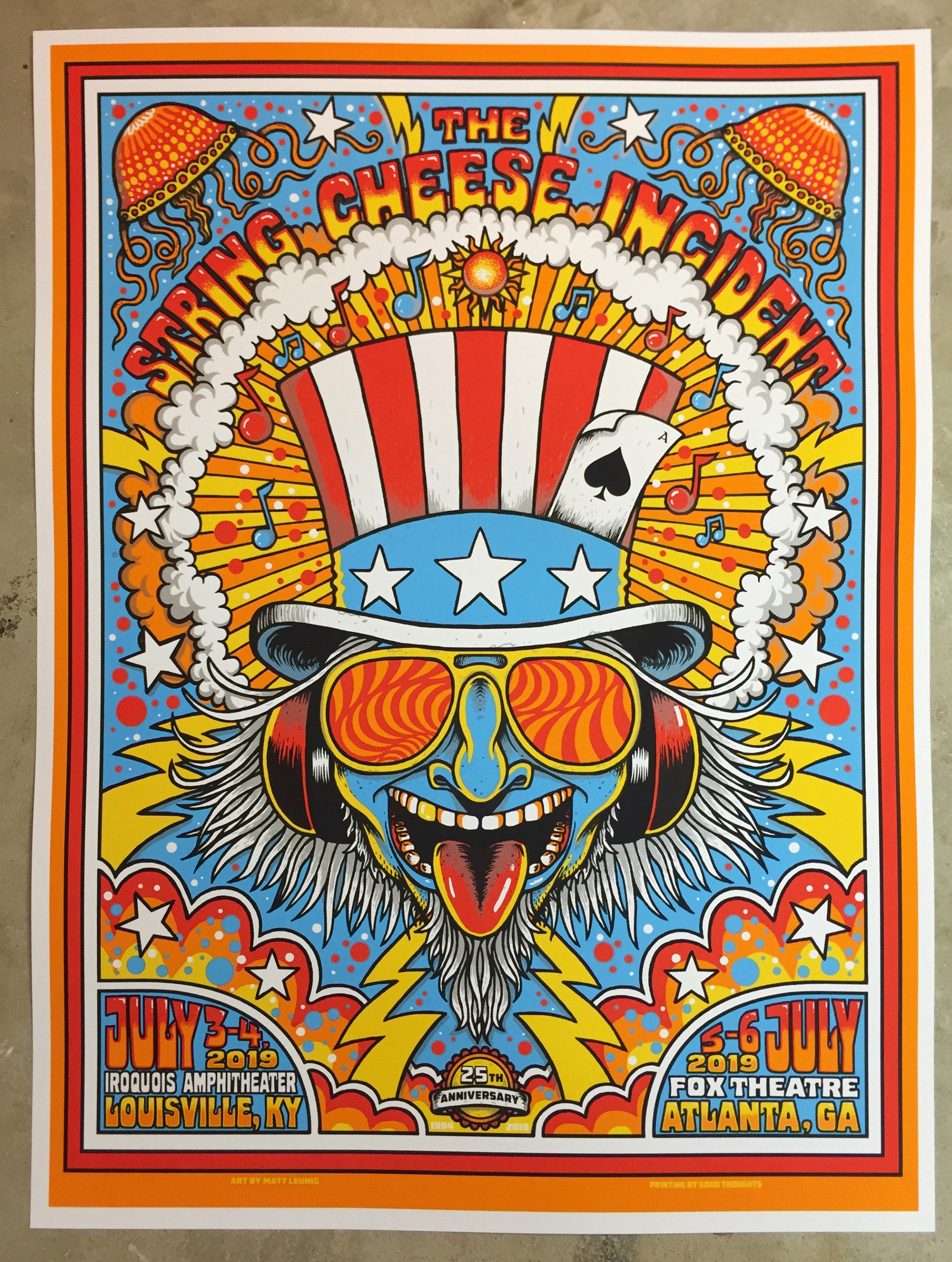 The String Cheese Incident ポスター 限定750枚 The String Cheese Incident Asheville - 2023 — Conscious Alliance