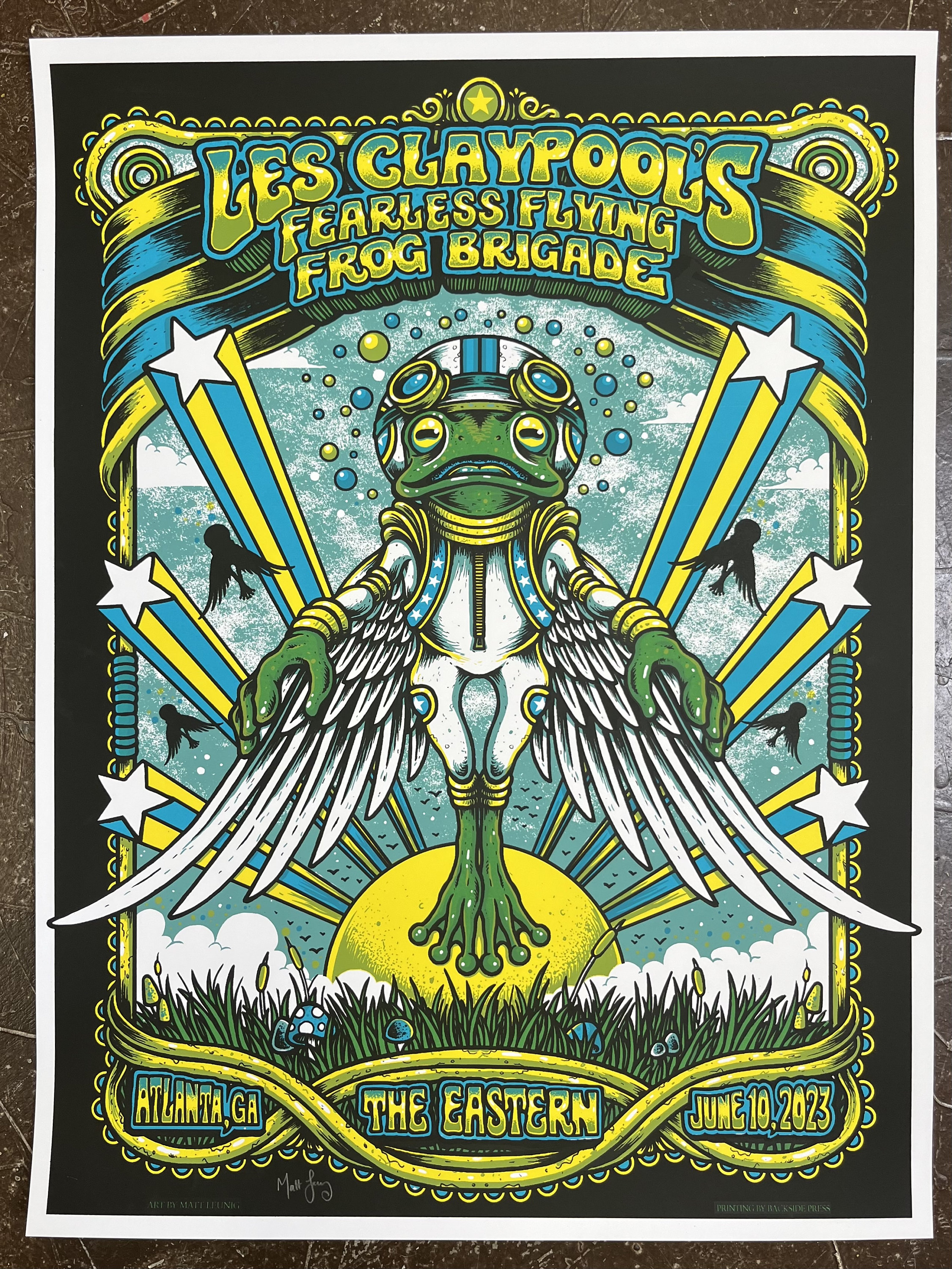 Les Claypool's Fearless Flying Frog Brigade - Gigposter - Atlanta