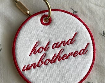 Embroidered Custom Bag, Tote, Purse, & Backpack Keychain Charm Accessory