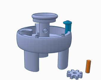 Dollhouse miniature STL Water Table Kids Mini Outdoor 1:12 Scale