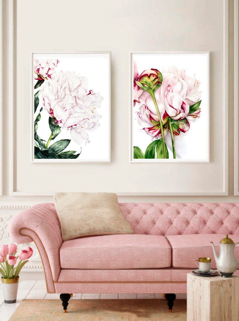 Botanical Art Print Large Botanical Print Watercolour Print Etsy