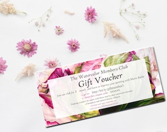 Watercolor Painting Tutorials Gift Voucher: Online Art School