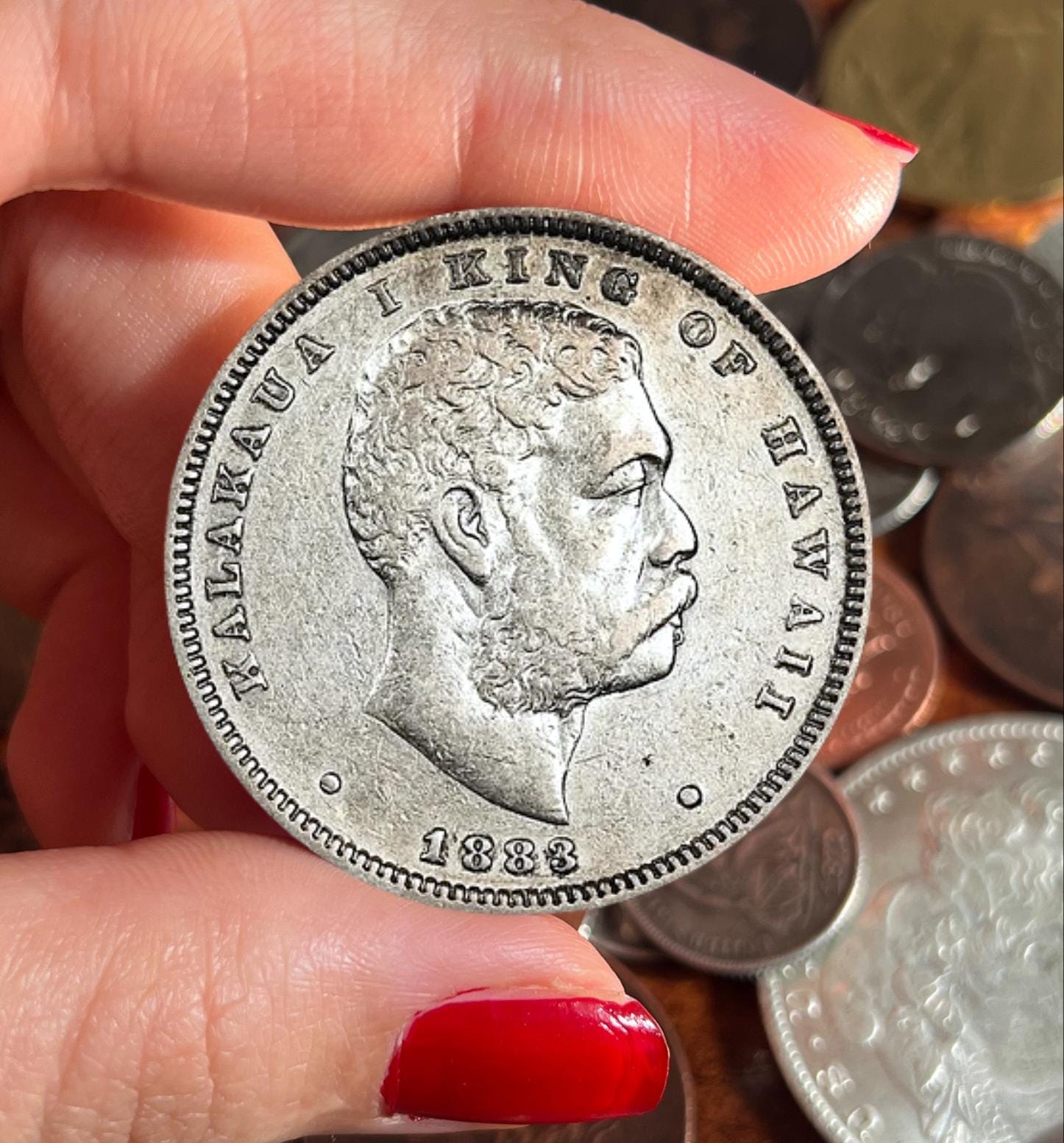 1883 hawaii coins - Etsy 日本
