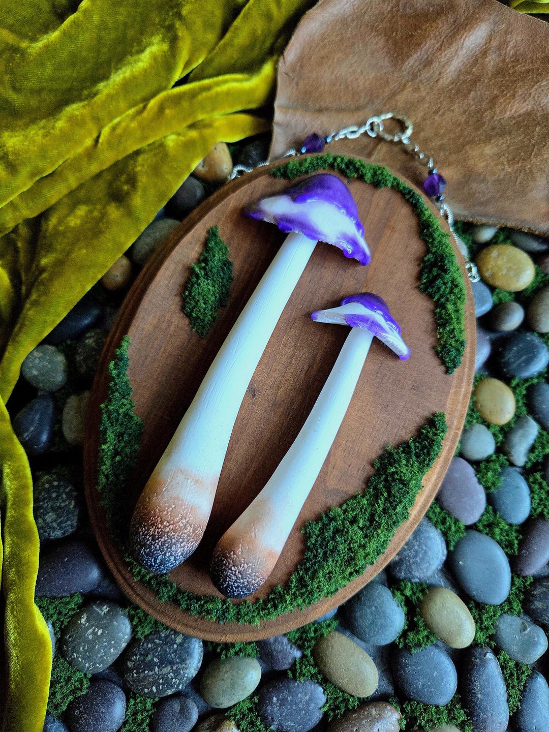 Bleeding Crown Two Mushrooms Skyrim Inspired Alchemy Replica Wall Decor ...