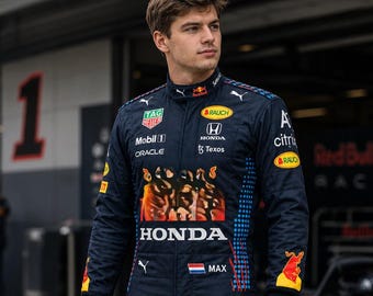 Handgjord racingdräkt, CIK/FIA nivå 2, anpassade logotyper/färger