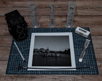 Fotografía analógica de edición limitada, Hamburgo, 24 x 24 cm.